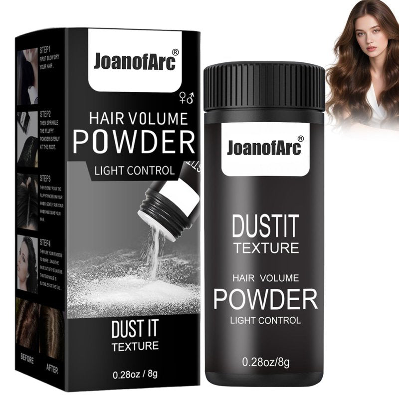 Hair Styling Powder, Hair Texture Powder Adds Volume and Texture Lightweight for a Natural Look, Alll Day Invisible, Flexible Hold,Long-lasting,Matte Finish,No Stickiness for Short to Medium Hair 8g