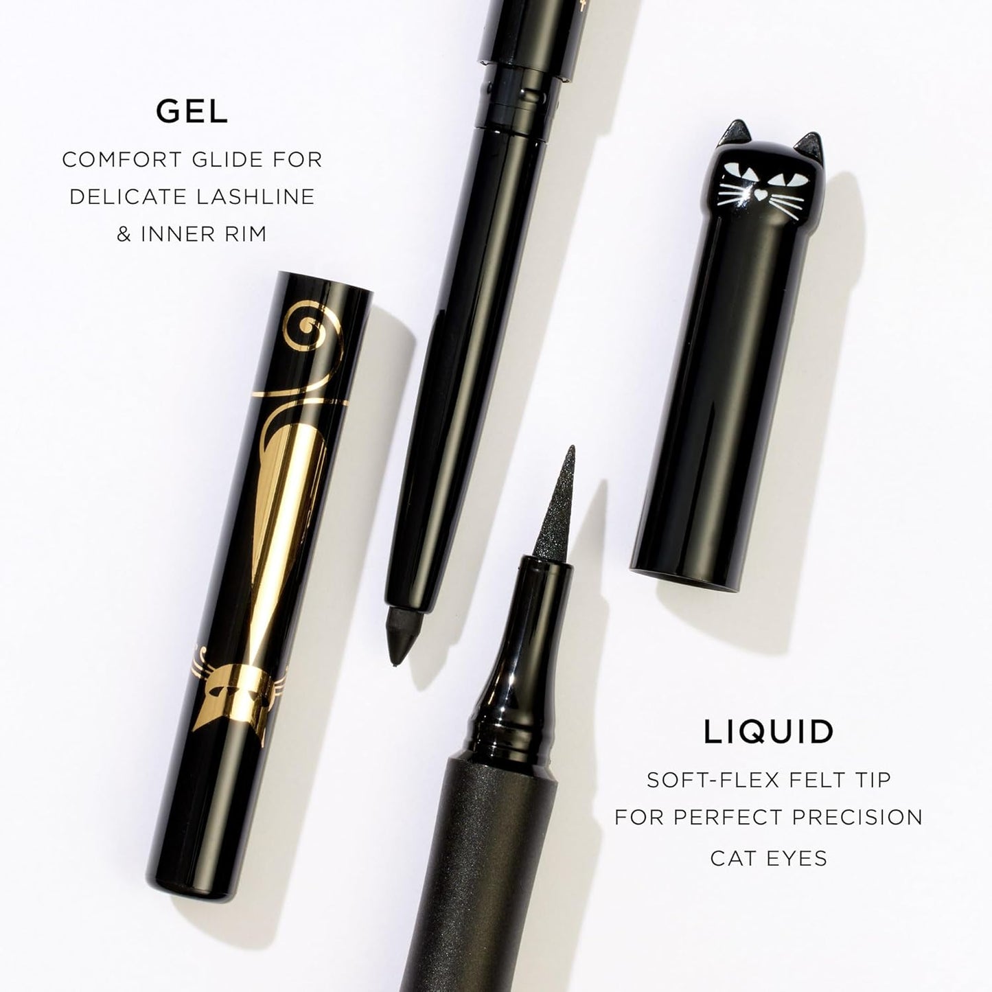 Tarte Sex Kitten Liquid Liner - Bold Waterproof Eyeliner Pen with Castor Oil | Easy Application, Vegan, Black