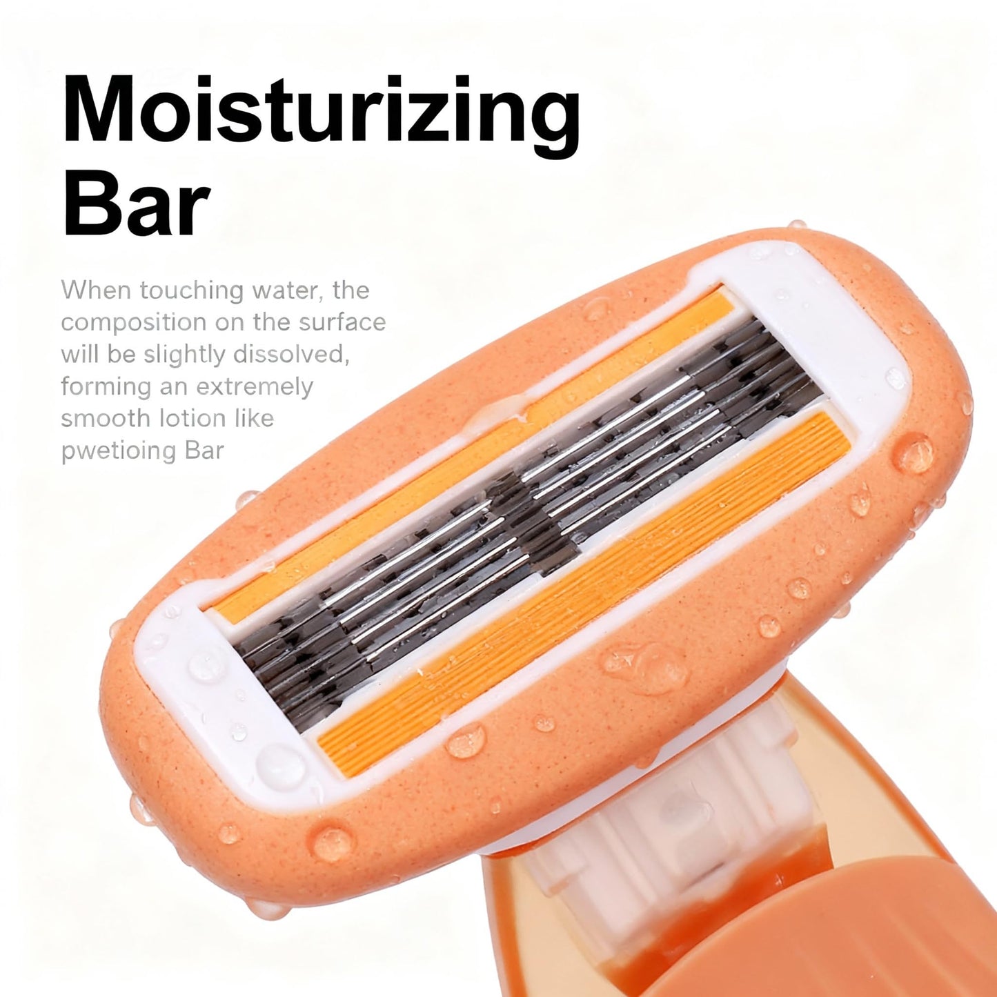 Keropy Travel Razor with Lubricating Strip –Glow on the Go
