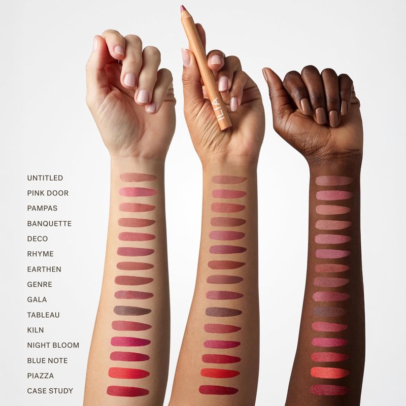 ILIA Lip Sketch Hydrating Crayon - Long-Lasting, Soft-Matte Finish | Non-Toxic, Cruelty-Free | 12-Hour Wear (Deco)