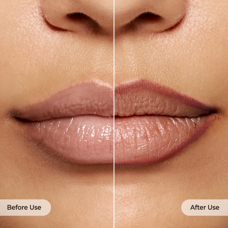 Laka Lip Liner - Smooth & Blendable Soft Matte Lip Contour Pencil for Shaping & Overlining Lips | Waterproof Formula, Oil-Cleanse Off, Long-Lasting Wear | #04 Rosy Talk, 0.02oz