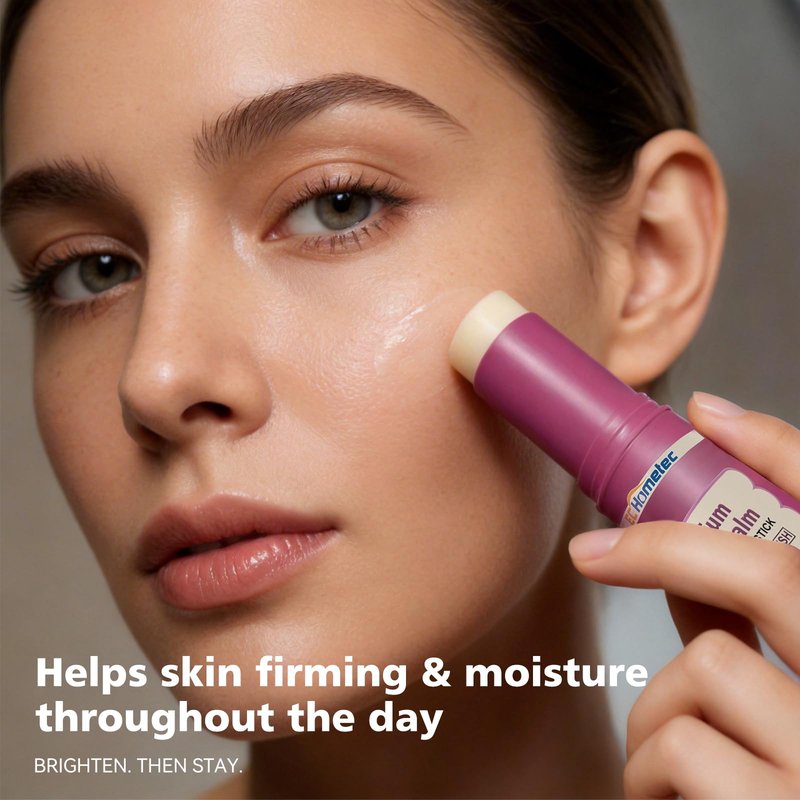 10g Calcium Volume Multi Balm Stick with Collagen & Natural Oils, Collagen Moisturizing Stick, Calcium Enriched Anti-Aging Firming Hydrating Balm, Multi-Purpose Skin Care for Eyes, Face & Neck