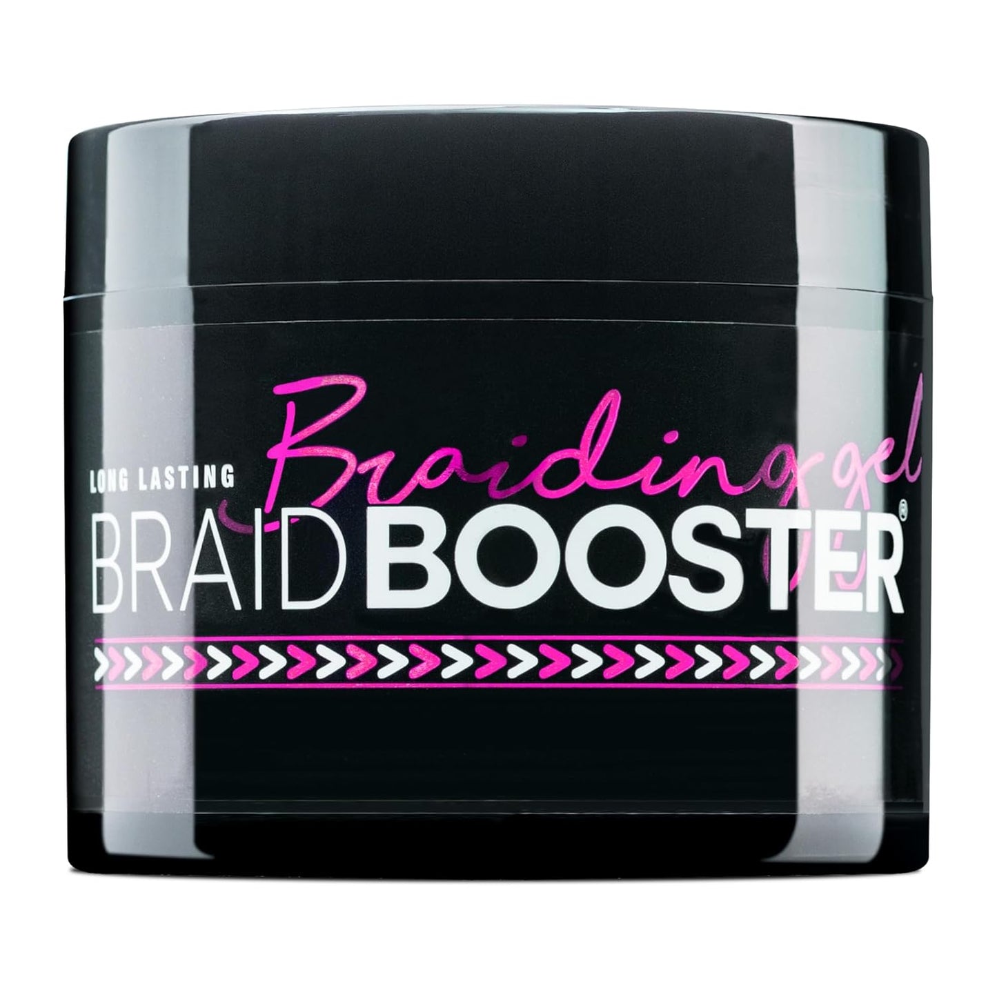 Style Factor Braid Booster Gel - Strong Hold & Conditioning Shine with Seaweed Extract | 7.25 oz (Hot Pink)