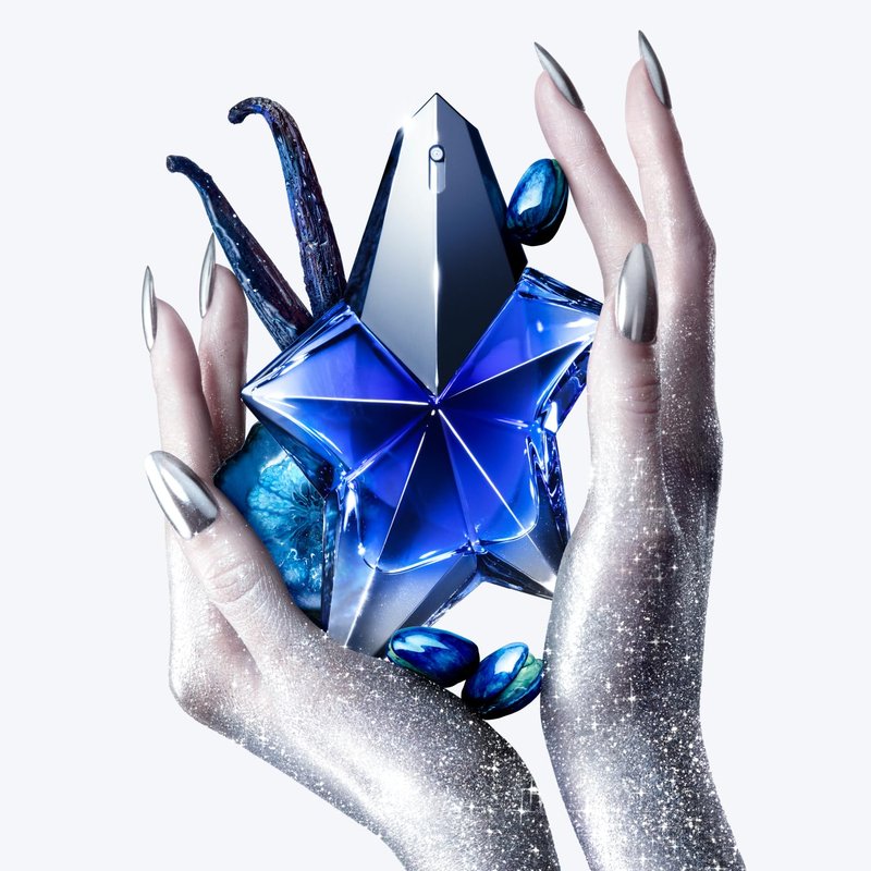 Mugler - Angel Stellar - Eau de Parfum - Womens Perfume - Ambery Gourmand - With Pistachio, Vanilla & Woody Accord - 0.8 Fl Oz