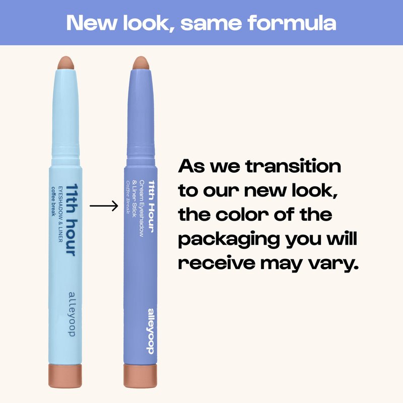 ALLEYOOP 11th Hour Waterproof Cream Eyeshadow Stick – Long-Lasting Eye Shadow Pencil & Eyeliner, Cream to Powder Stick & Highlighter – Smudge-Proof Eyeshadow Matte, Chestnut Matte
