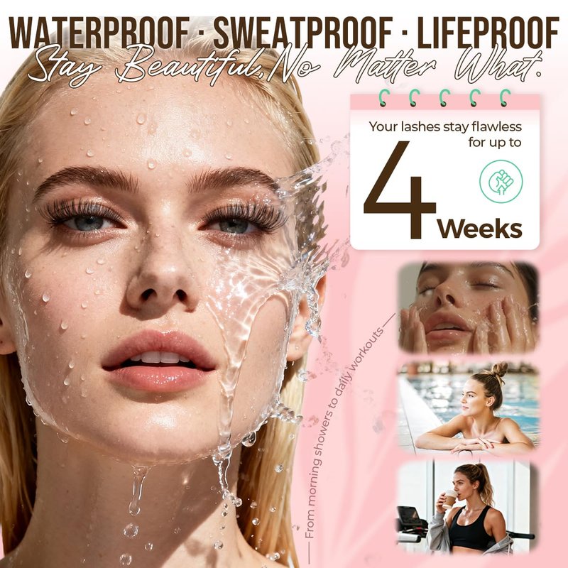 LASHVIEW Lash Cluster Glue - Strong Hold for 3-4 Weeks | Waterproof, Low Irritation, Quick Dry (5ml)