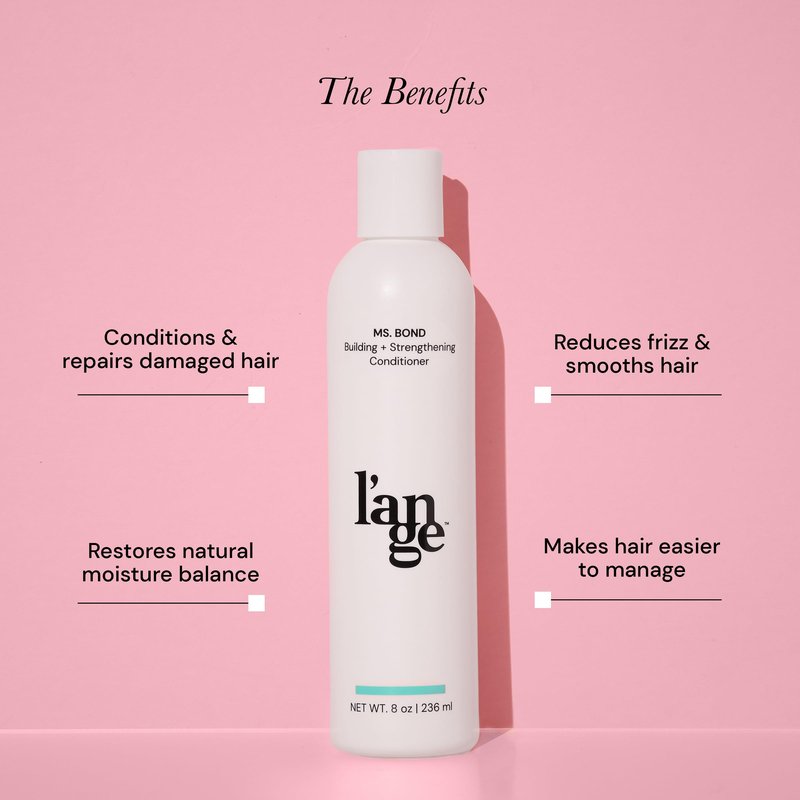 L'ANGE HAIR Ms. Bond Building + Strengthening Conditioner| Restores Hair Bonds | Intensive Treatment for Breakage Recovery | Hair Mask for Smooth Finish | Moisturizing Formula | 8 fl oz Bottle