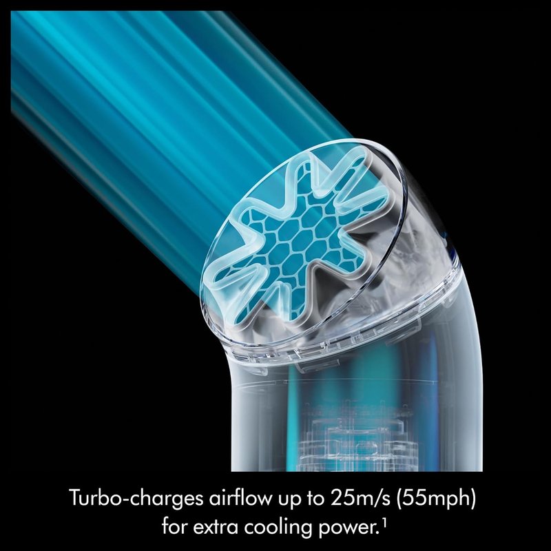 Dyson HushJet™ Mini Cool Fan - Stylish Stone & Blush Design for Ultimate Comfort