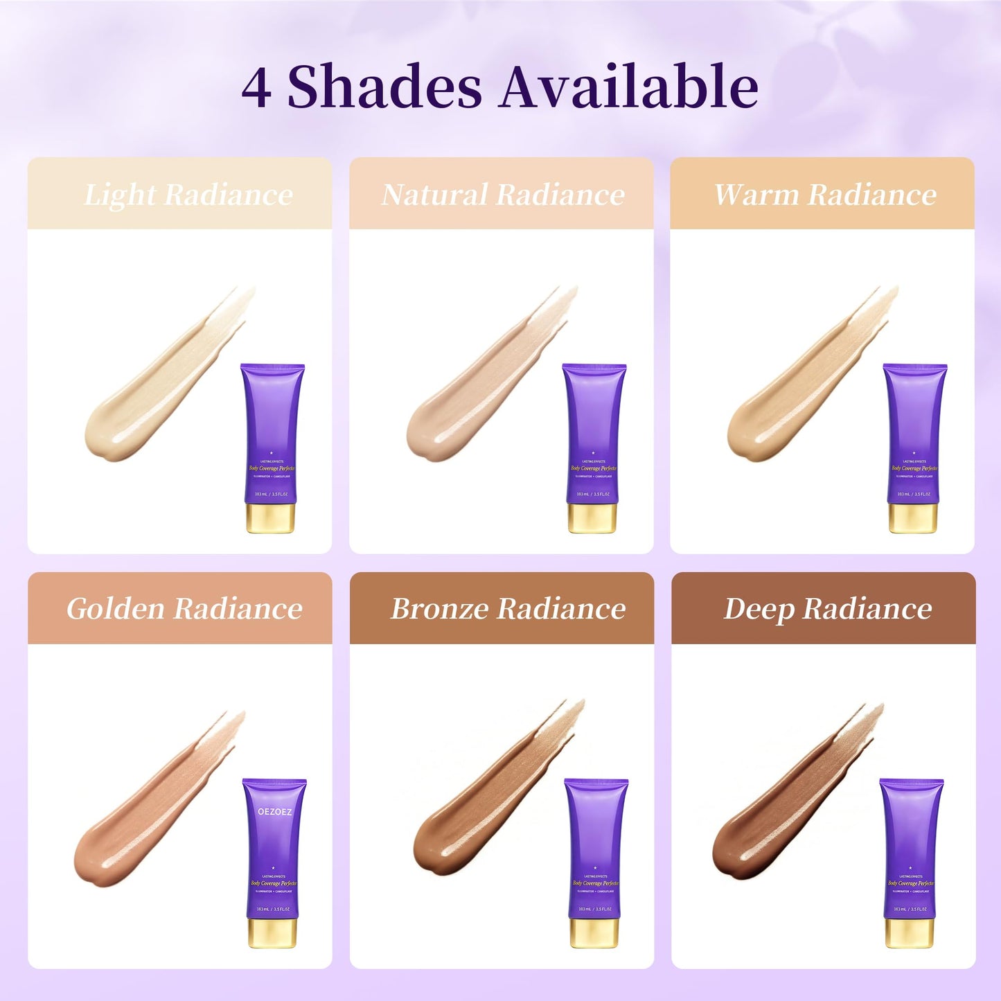 Tattoo Cover Up Makeup Waterproof, Body Coverage Perfector for Leg & Body Makeup, Bruise Scar Make up Tattoo Concealer Skin Full Coverage with Long Lasting 3.5oz, Natural Radiance