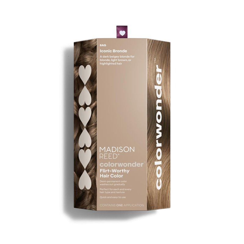 Madison Reed Demi-Permanent Hair Color - Effortless Ammonia-Free At-Home Dye | Iconic Bronde (8AG Dark Beige Bronde)