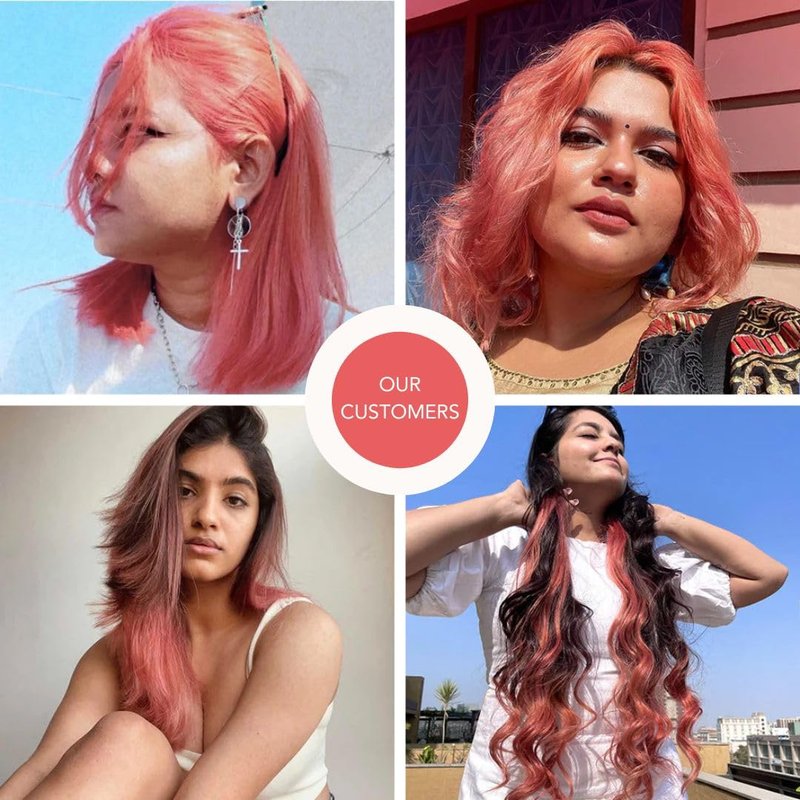 Paradyes Rose Gold Semi-Permanent Hair Color, Conditioner-Based Vegan Hair Dye, Ammonia-Free, DIY Application, Lasts 8-10 Washes, 4.2 oz