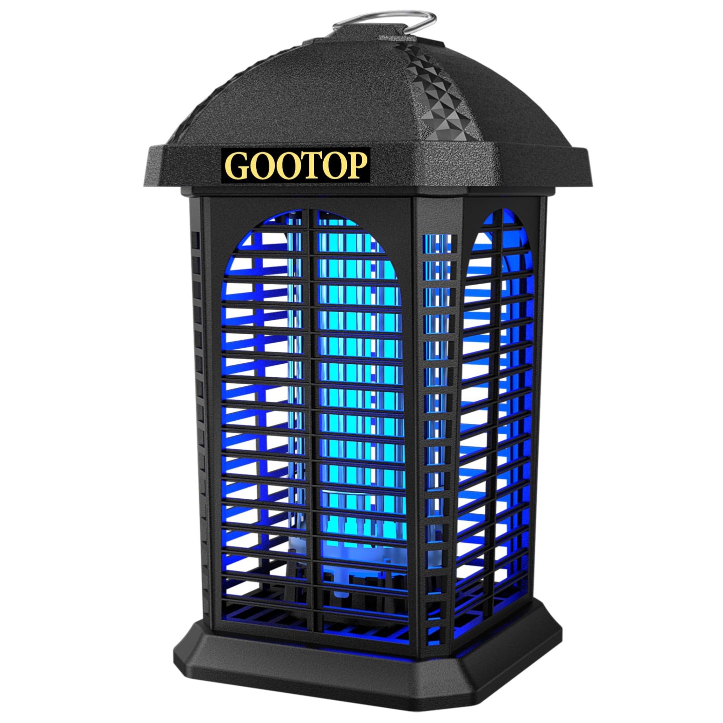 Bug Zapper Outdoor, 4200V Electric Mosquito Zapper, Bug Zapper Outdoor, Fly Traps, Fly Zapper, Mosquito Killer Indoor 3 Prong Plug, 90-130V, ABS Plastic Outer