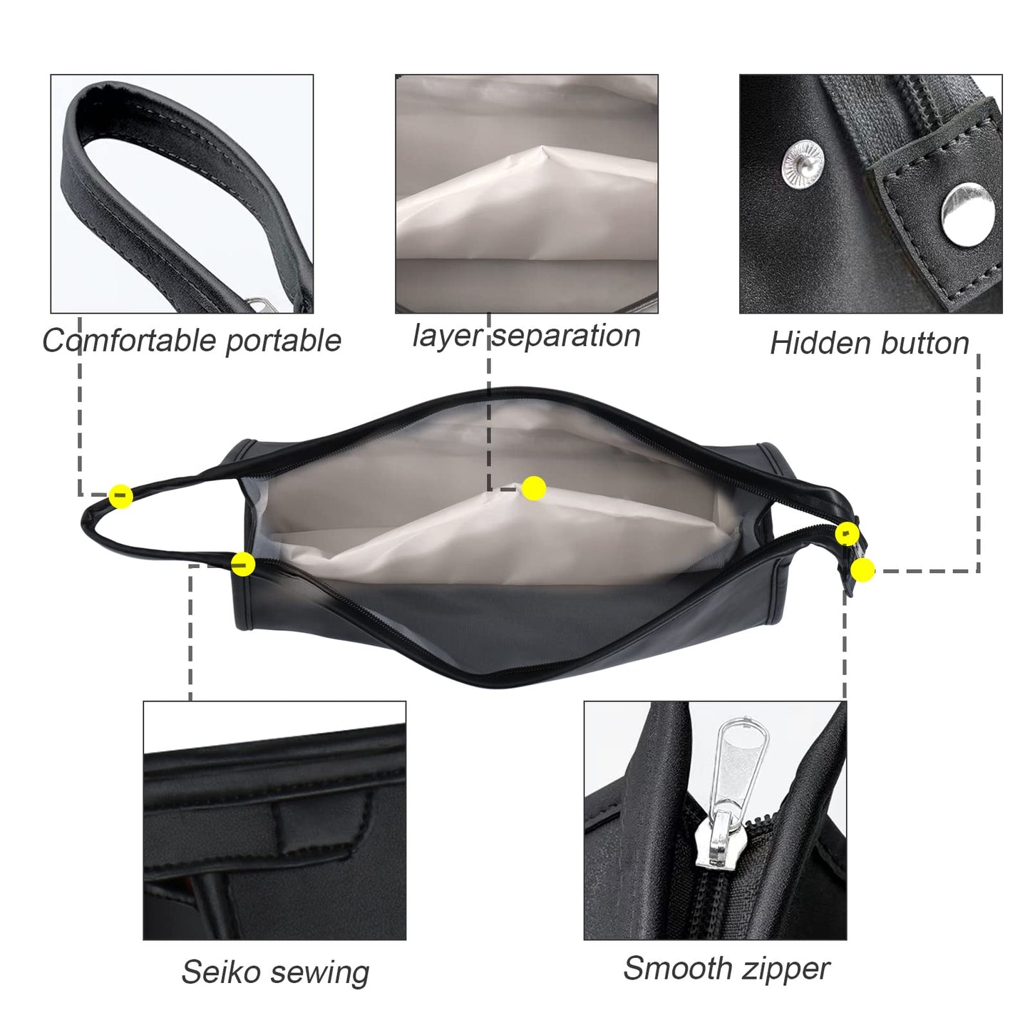 Travel Case for Dyson Airwrap Styler/Shark Flexstyle, Portable Carrying Case for Dyson Supersonic Hair Dryer, Waterproof Anti-scratch Dustproof Shockproof Protection Organizer Travel Storage