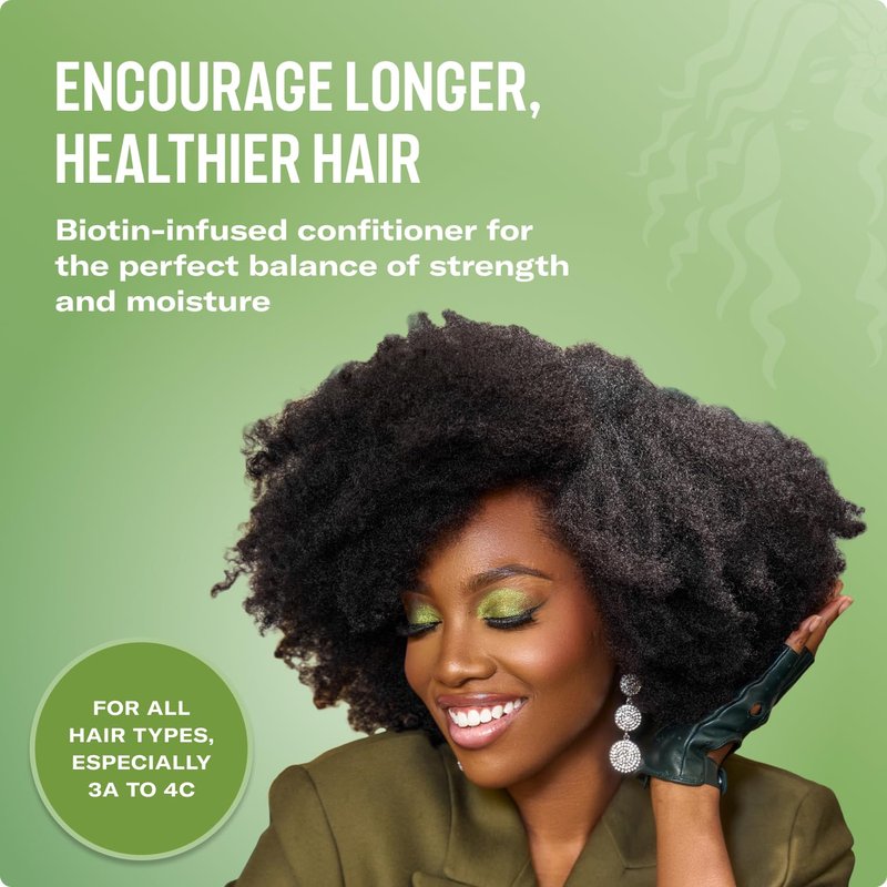 Mielle Organics Rosemary Mint Hair Conditioner - Biotin Infused Detangling & Hydrating Formula | 12 oz for Men & Women