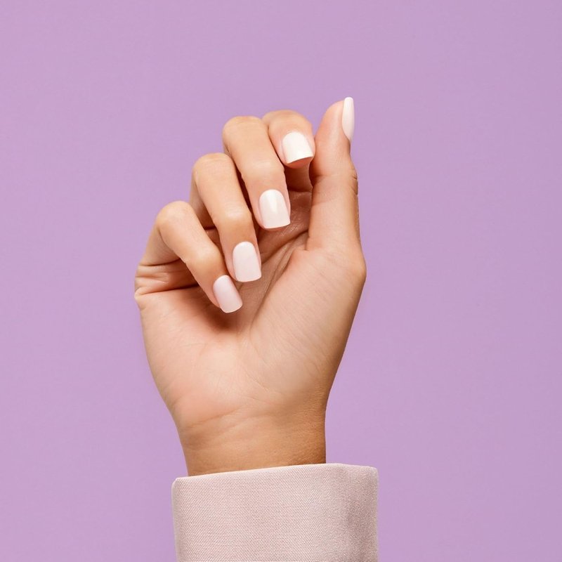 Kiss Impress No Glue Mani Press-On Nails - Point Pink Short Squoval | 30 Nails, Prep Pad & More