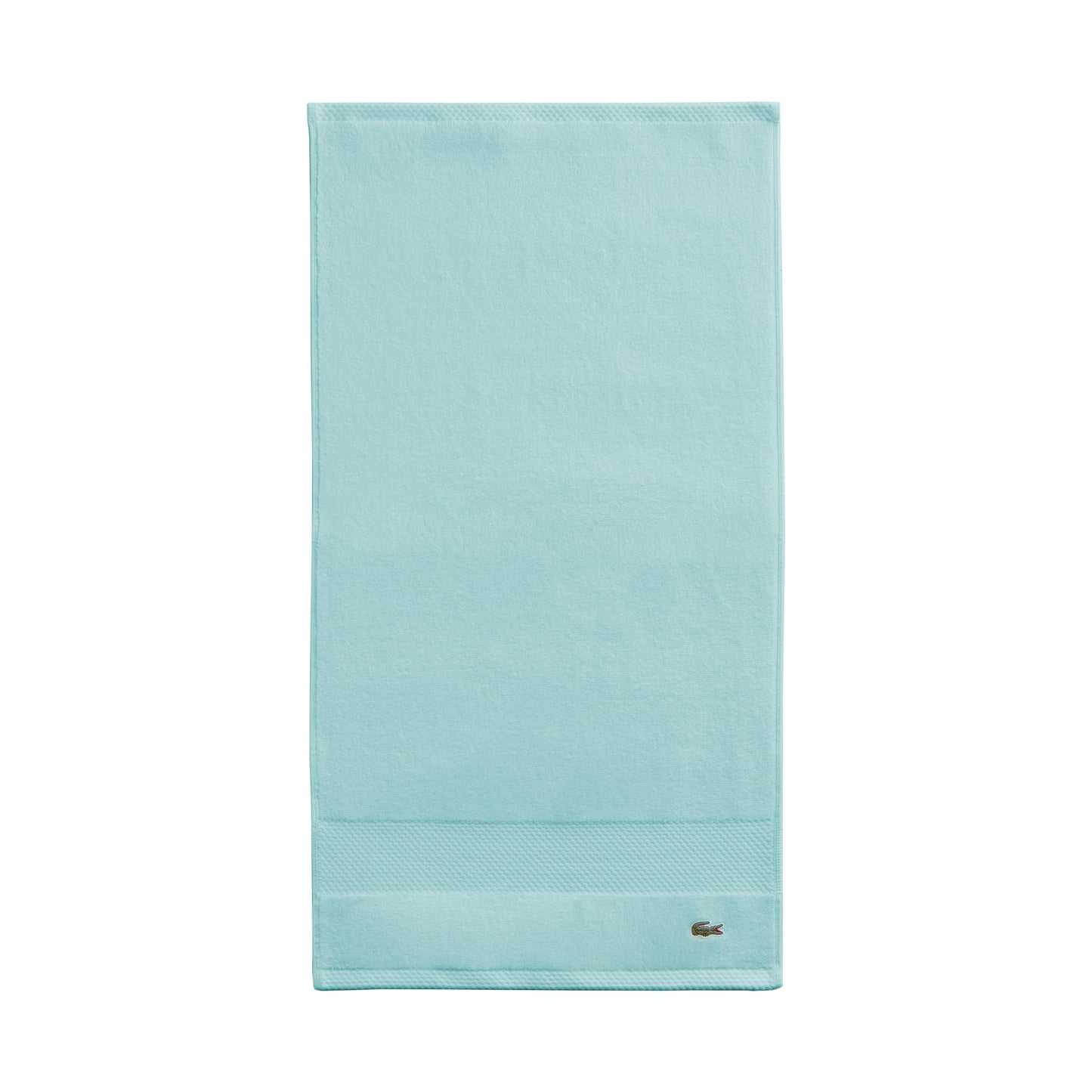 Lacoste Heritage 100% Supima Cotton Hand Towel, Mint, 16" x 30" – Highly Absorbent & Quick Drying, Premium Super Soft Bath Towel, Bathroom Essential, Gift for All Occasions, Machine Washable