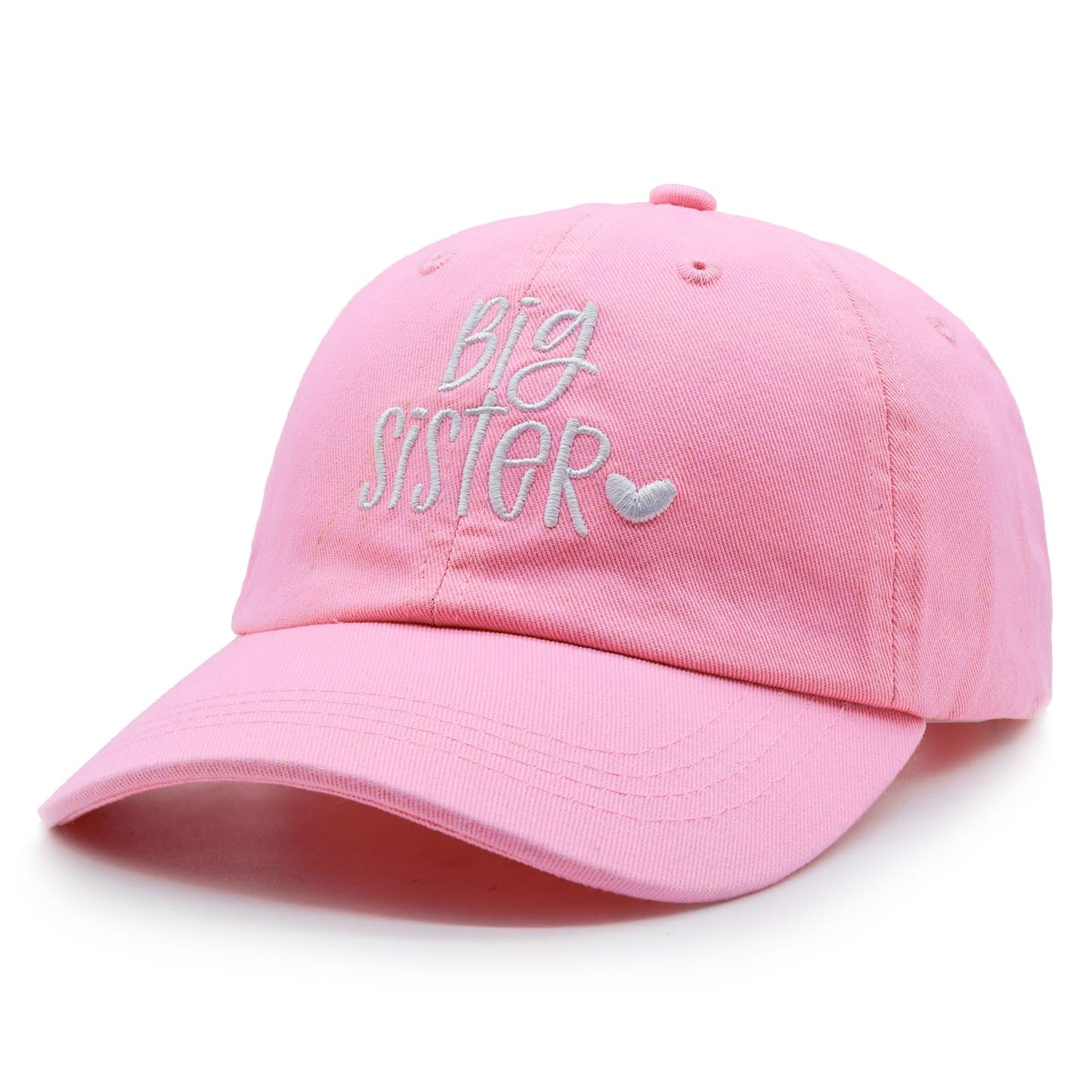 HAFOUXIGM Gift for New Sis Age 2-6, Big Sister Hat for Toddler Girls, Adjustable Embroidered Baseball Cap for Kids