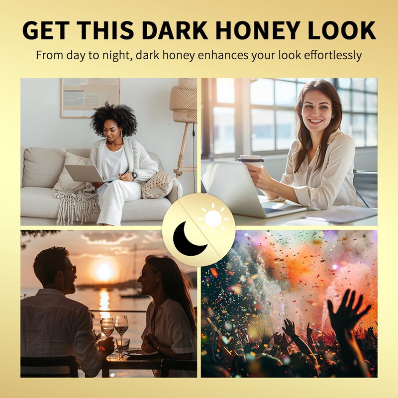 Honey Lipstick Tinted Lip Balm - Sheer Hydrating Lipstick for All Skin Tones - Moisturizing Lip Color, Nourishing Lip Balm with a Hint of Natural Black Cherry Tint