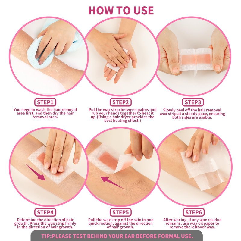 hoyesch Wax Strips -Wax Strips for Hair Removal