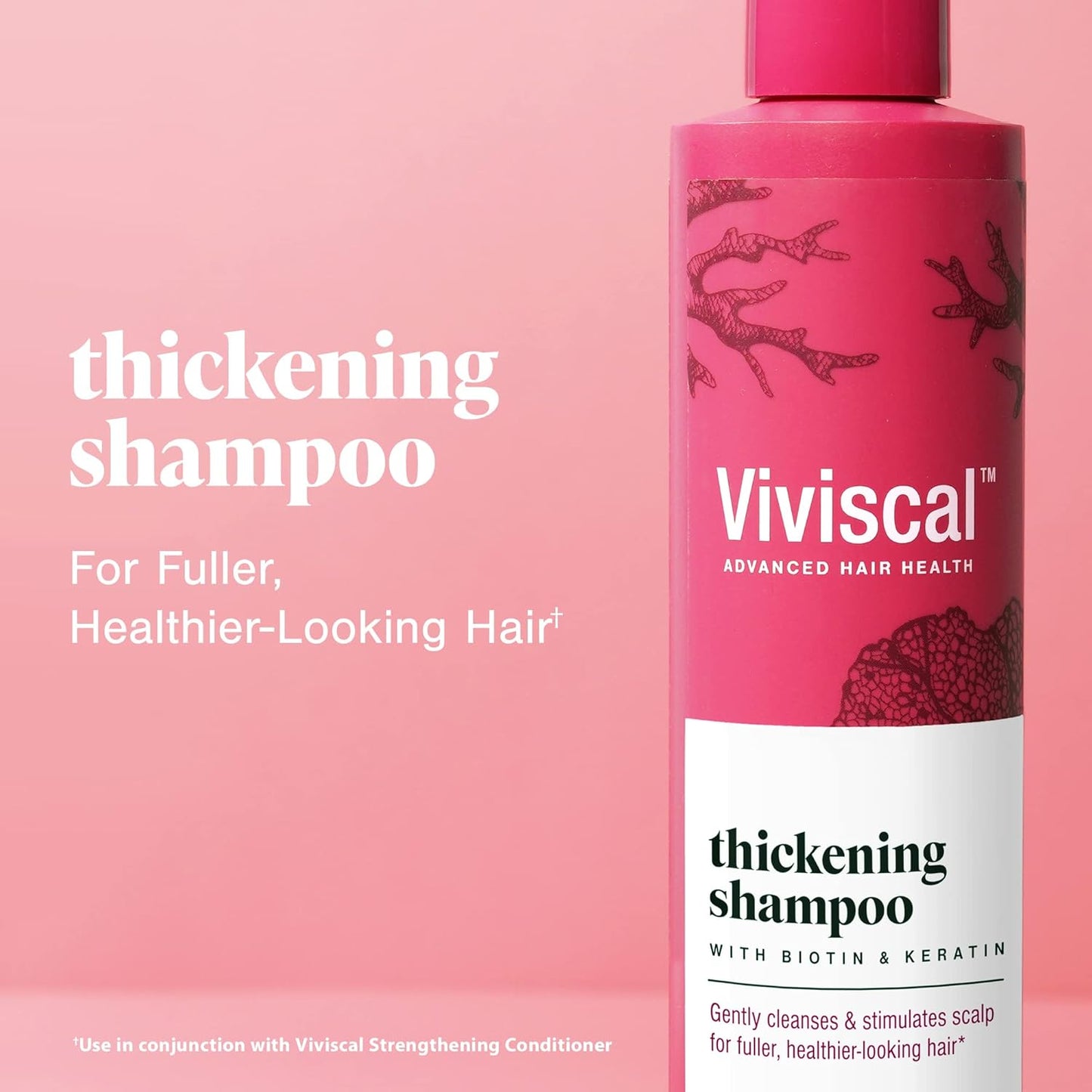 Viviscal Hair Thickening Shampoo & Serum Bundle - 250ml Shampoo & 50ml Serum