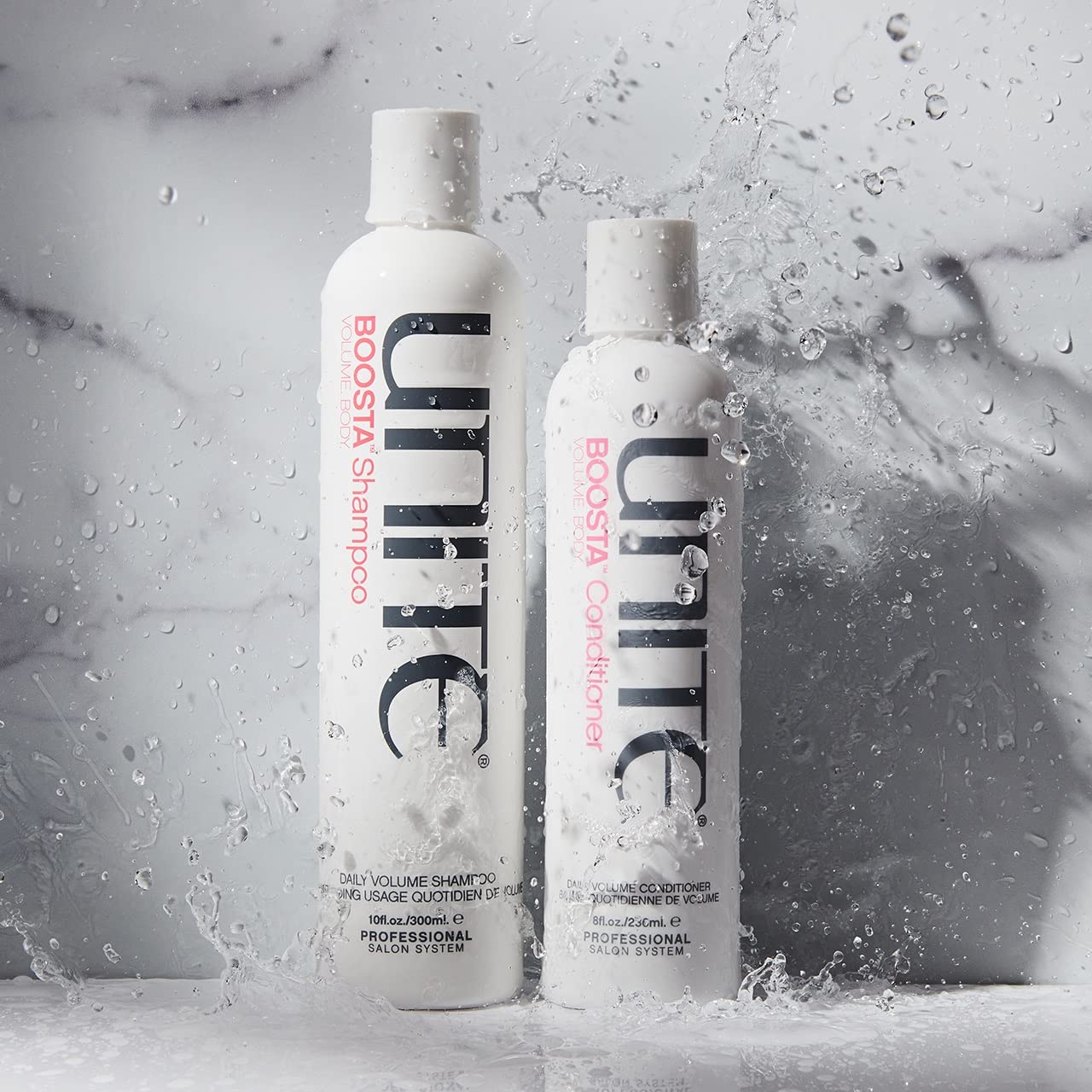UNITE Hair – BOOSTA Conditioner – Lightweight Volumizing Conditioner to Hydrate & Support Long-Lasting Body – For Fine or Limp Hair – UV Protection – 8 Fl Oz