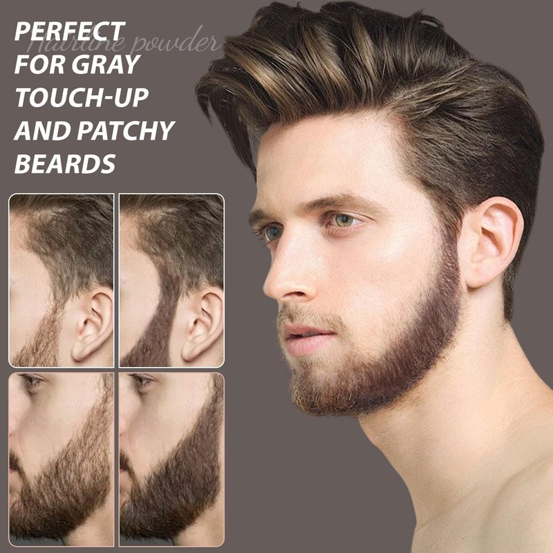 2 Pack Hairline Powder for Women and Men, Used to Root Touch Up Hair Color, Thinning and Gray Hair Coverage and Bald Spots Coverage, Dark Brown