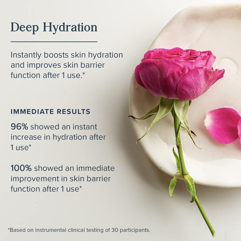 Rosewater Facial Toner with Hyaluronic Acid - Hydrating Skin Care for Dry to Combination Skin | 8oz