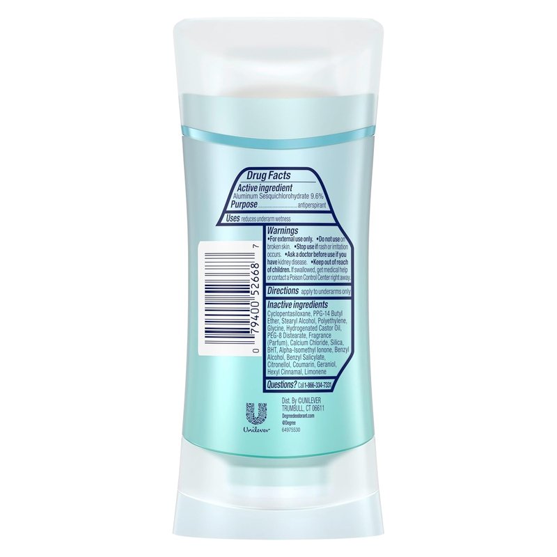 Degree 3-in-1 Antiperspirant Deodorant - Sexy Intrigue | 72-Hour Sweat, Odor & Stain Protection - 4 Pack, 2.6 oz