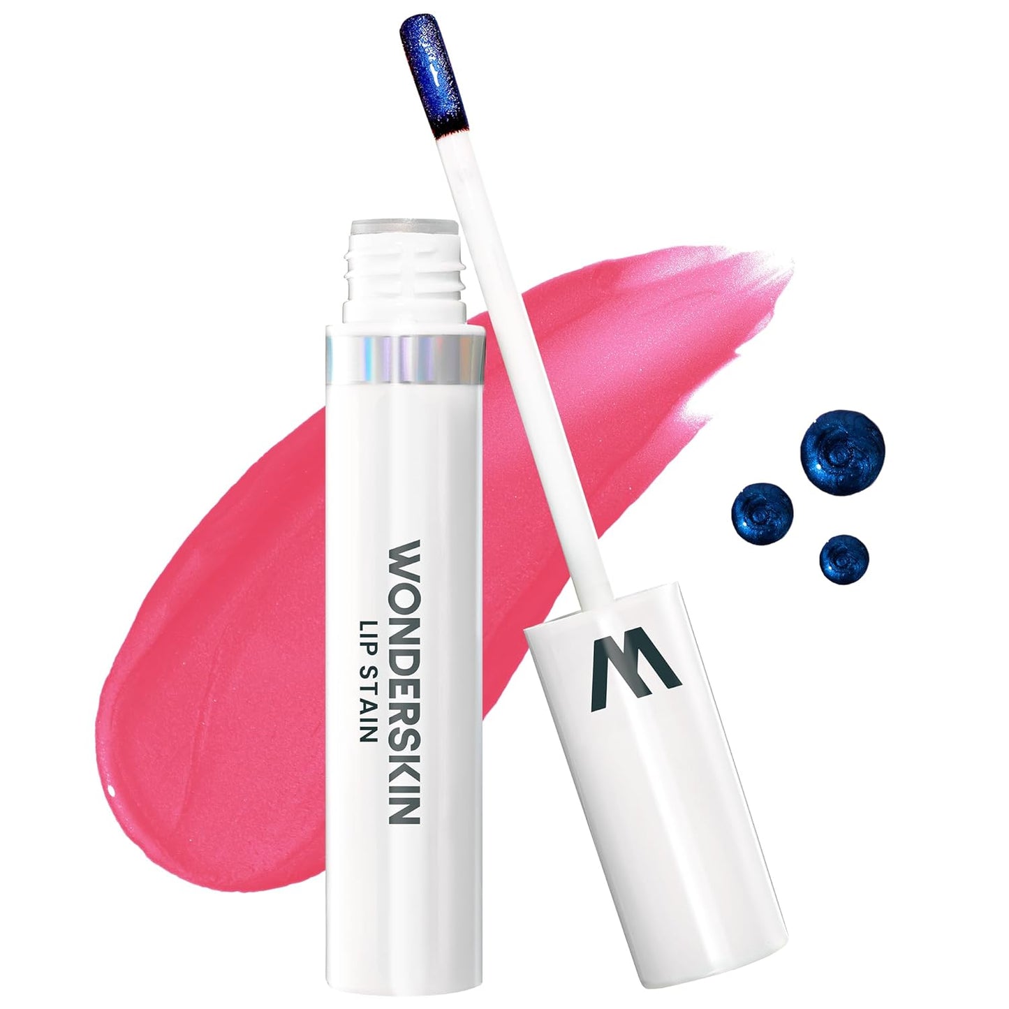 Wonderskin Wonder Blading Lip Stain Masque - Long-Lasting, Waterproof Pink Tint | Matte Finish (Sweetheart)