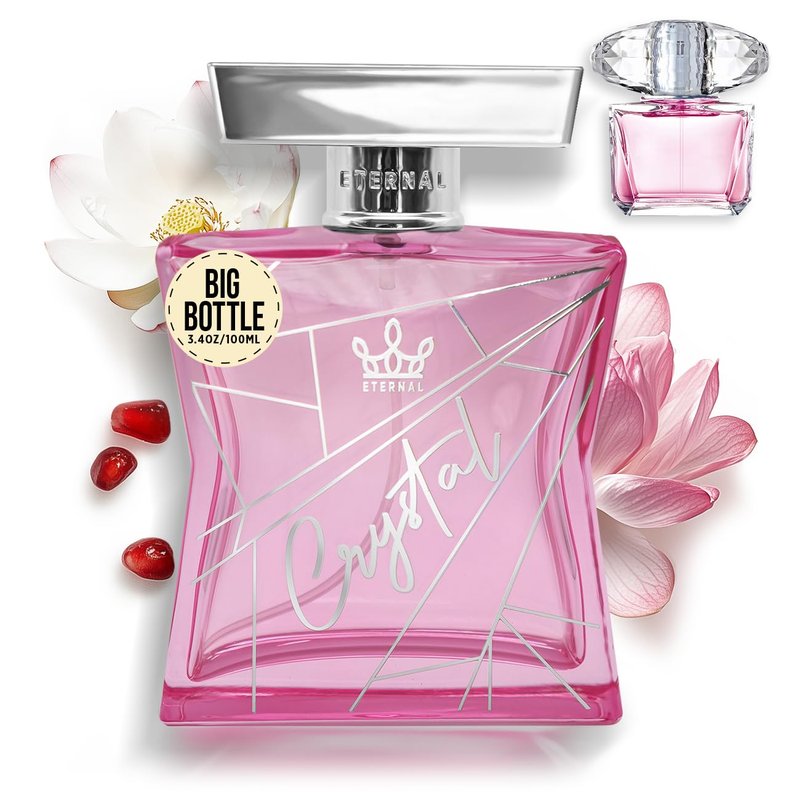 Eternal Fragrance - Bright Crystal Inspired Eau de Parfum - 3.4 oz | Long-Lasting Vegan Perfume for Women