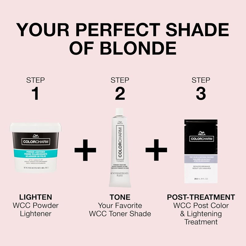 COLORCHARM Permanent Crème Hair Toner - Paraben-Free, Gluten-Free & Cruelty-Free | 2 oz