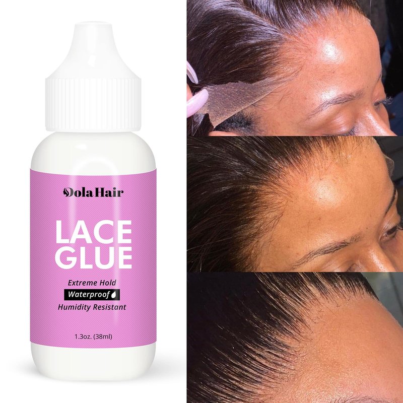 Dolahair Lace Wig Glue Kit - Waterproof Lace Front Adhesive for Wigs (Glue Kit-3pcs)