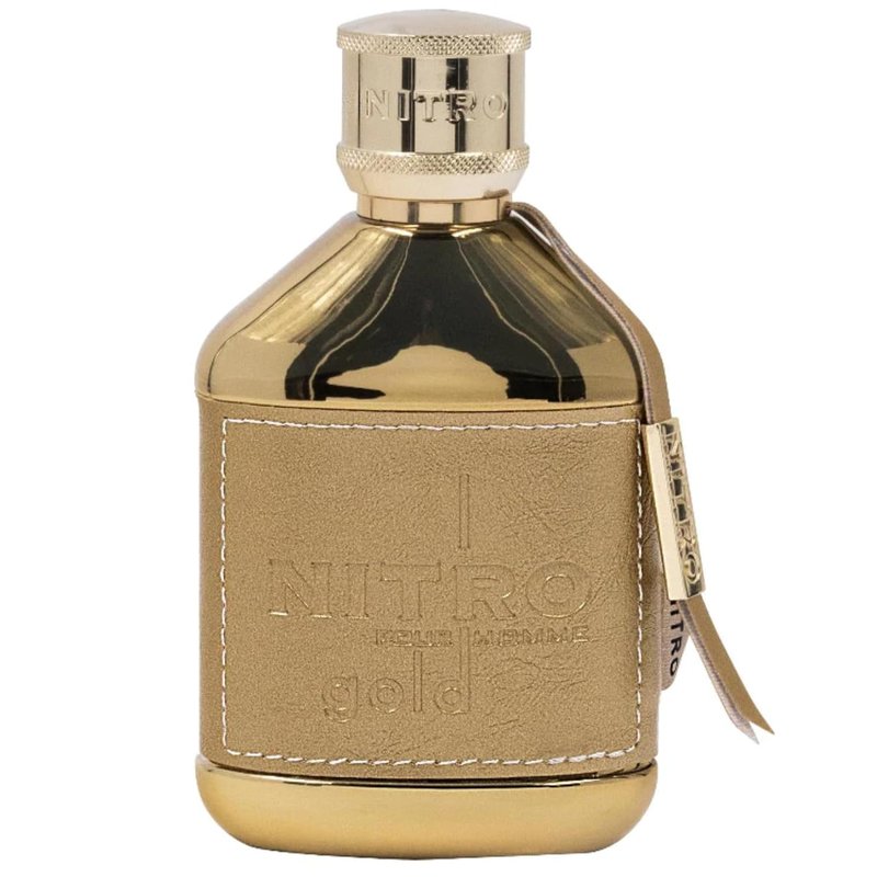 Dumont Nitro Gold Extrait De Parfum 3.4 Fl. Oz - Long Lasting Unisex Citrus Woody Amber Fragrance