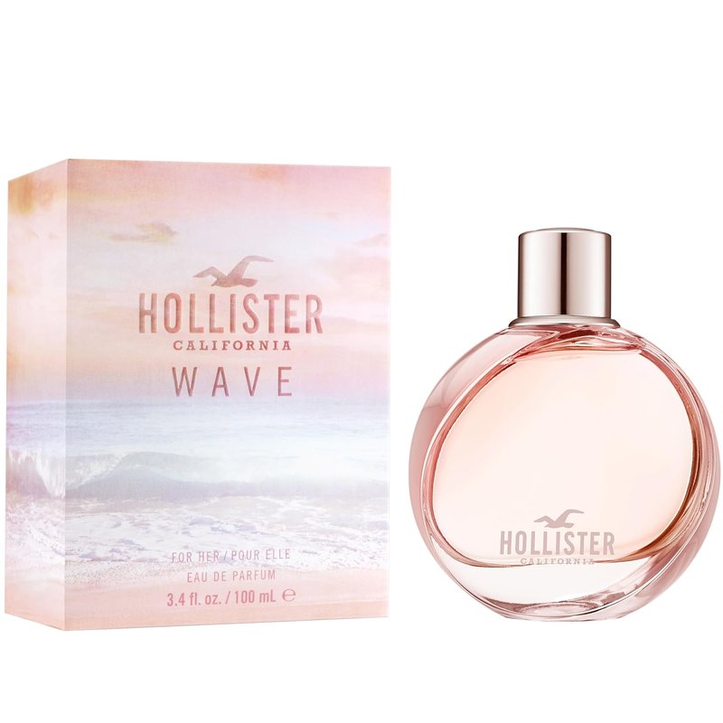 Hollister Wave Women's Eau De Parfum - Refreshing Fragrance in 3.4 Ounce Bottle