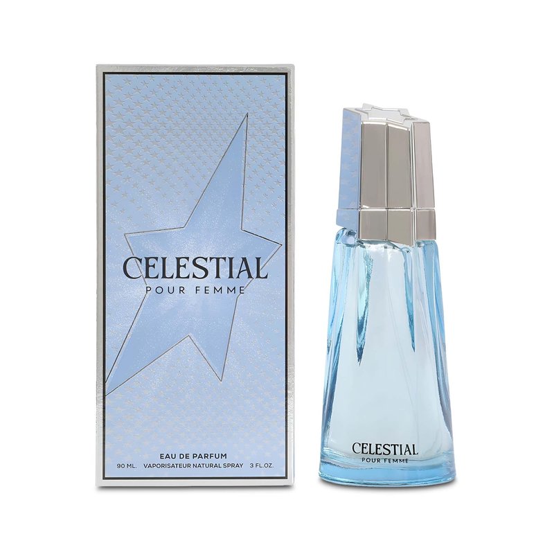 A CENTER Celestial Perfume for Women 100ml Eau de Parfum Spray with Bergamot,Jasmine,Rose,Musk& Amber Notes Women Cologne Daytime & Casual Use for all Skin Types