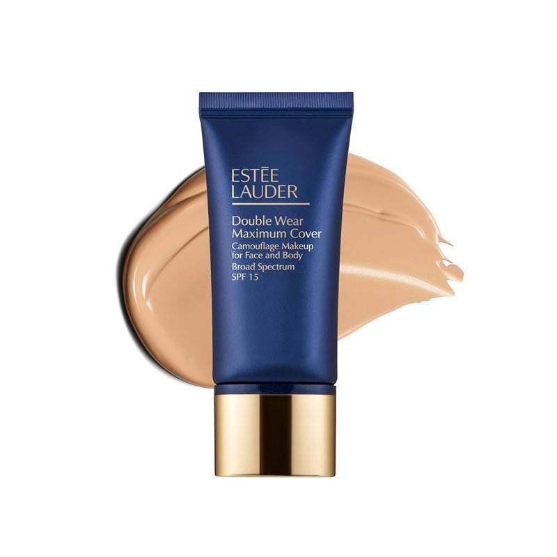 Estée Lauder Double Wear Foundation - 24-Hour Full Coverage Camouflage Makeup SPF 15 | Waterproof, 1.0 Fl Oz