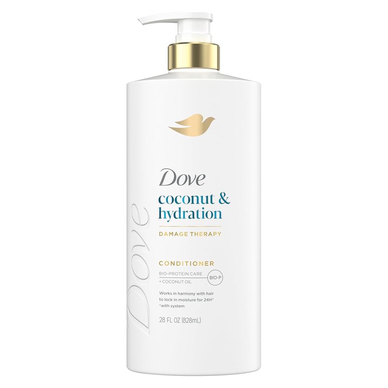 Dove Conditioner - Coconut Hydration for Dry Hair | Bio-Protein Care, 28 Fl Oz