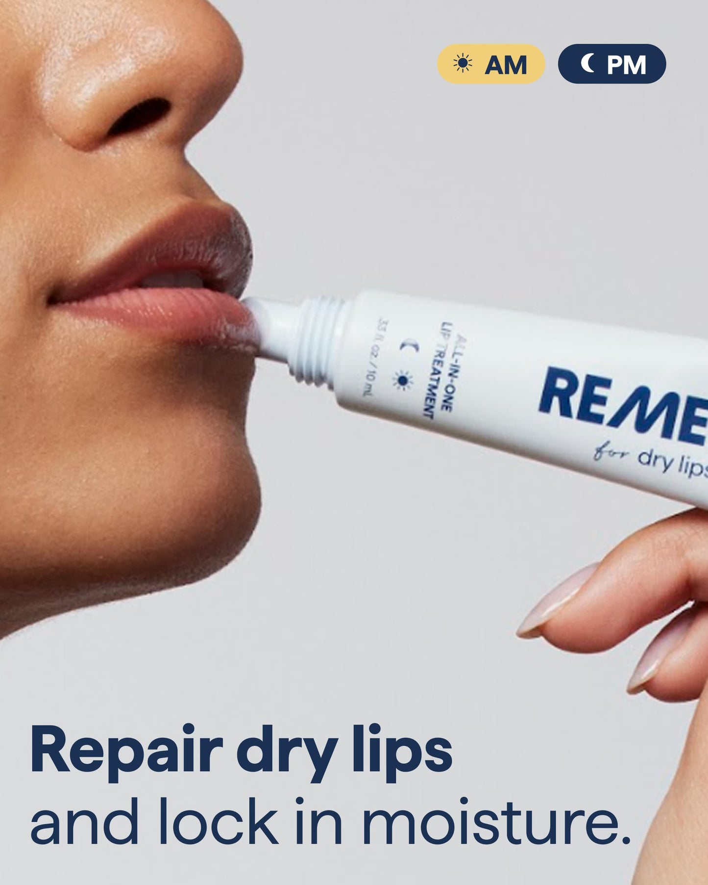 Remedy for Dry Lips | All-In-One Lip Treatment | Hydrating and Healing Lip Balm Ointment with Ceramides, Peptides, and Dimethicone | Repairs Dry, Cracked Lips | By Dermatologist Dr. Shah
