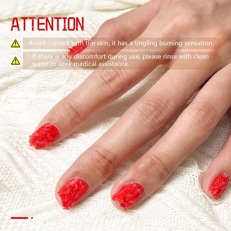 JODSONE 10ml Gel Nail Remover 2Pcs Quick Gel Polish Remover 3-5 Minutes for Nails
