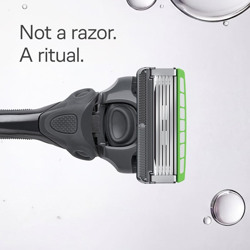 Schick Hydro Sensitive Razors for Men, 1 Razor Handle with 3 Razor Blades Refills