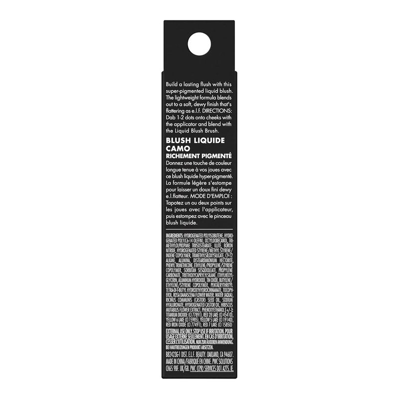 e.l.f. Camo Liquid Blush - Long-Lasting High-Pigment Formula for a Soft Dewy Finish | Vegan, Pinky Promise