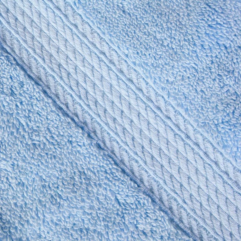 SUPERIOR Egyptian Cotton Plush & Absorbent, Hand Towel Set of 4, Light Blue