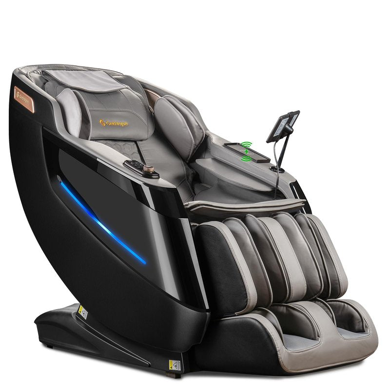 Gethope 4D Massage Chair Full Body - 53.2" Ultra Long SL-Track Massage Chair Zero Gravity Massage Recliner with Foot Roller, 10 Modes 6 Technique, 32 Airbags, 3 Core Heating, AI Voice, Yoga Stretch
