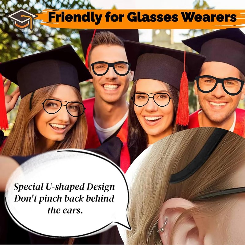 Skiennix Graduation Cap Headband - Stylish Accessory for Glasses Wearers | Perfect for Graduates