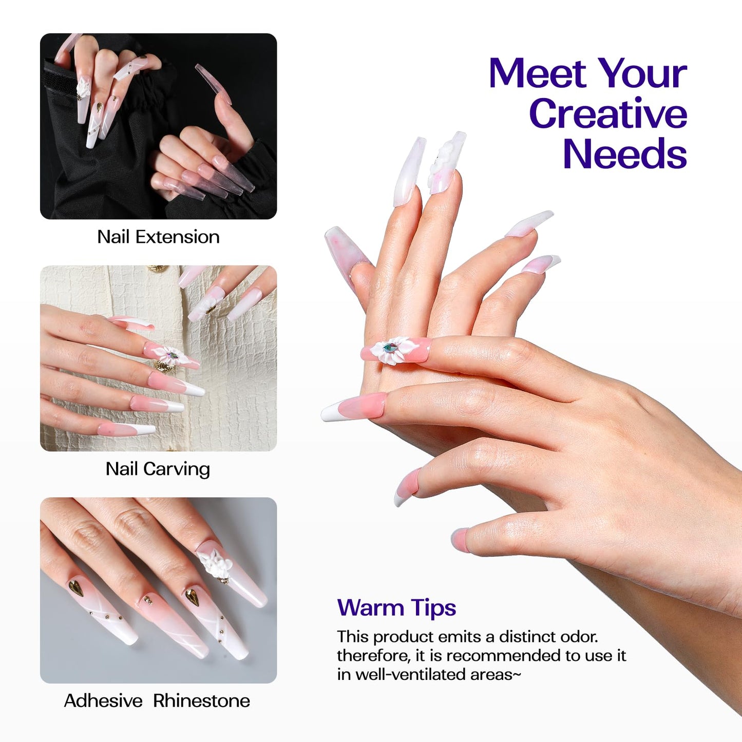 VANSISOS Professional Acrylic Nail Liquid: 8fl.oz Acrylic Liquid for Acrylic Powders Non-Yellowing for MMA-Free DIY Home Nail Salon Use