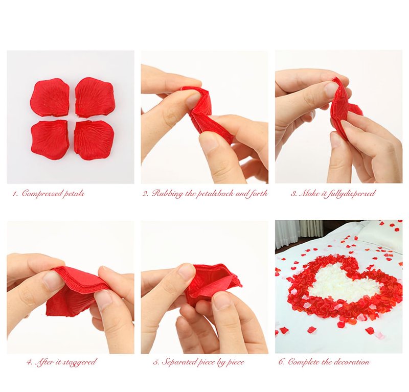 Pyrrhiax 1000Pieces Rose Petals, Artificial Flower Petals Fake Rose Petals Silk Red Rose Petals for Romantic Night,Wedding,Proposal Anniversary Flower Decorations (Light Pink)