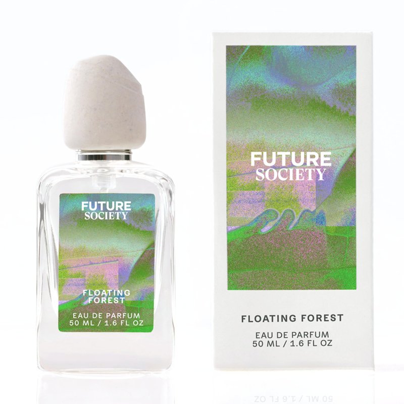 Future Society Floating Forest Perfume - Rich Aquatic Floral Eau de Parfum with Notes of Bergamot, Freesia, Rose & Musk - Luxury Perfume Inspired by Rainforests - Modern Unisex Fragrance - 50ml