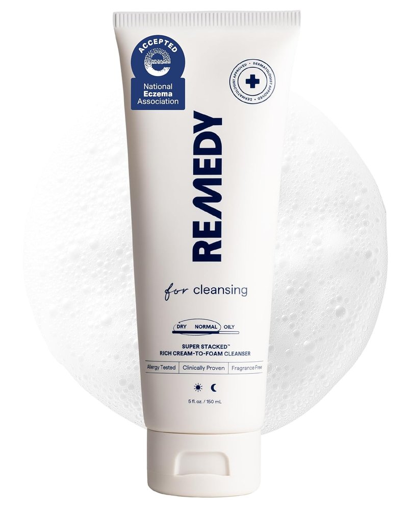Remedy for Rich Cream Cleansing - Hydrating Cream-to-Foam Face Wash with Ceramides & Glycerin | 5 fl. Oz