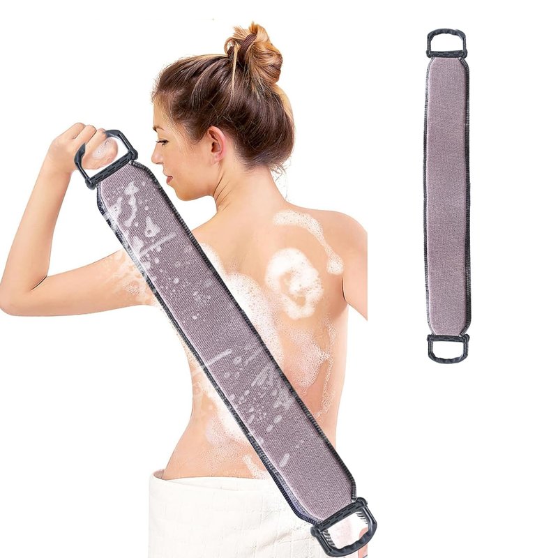 Back Scrubber for Shower for Women Men, Back Exfoliator Body Cleaner to Scrub Your Skin, 38 Inches Double-Sided Exfoliating Body Scrubber with Handles, Back Washer for Shower, Bath Scrubber for Body