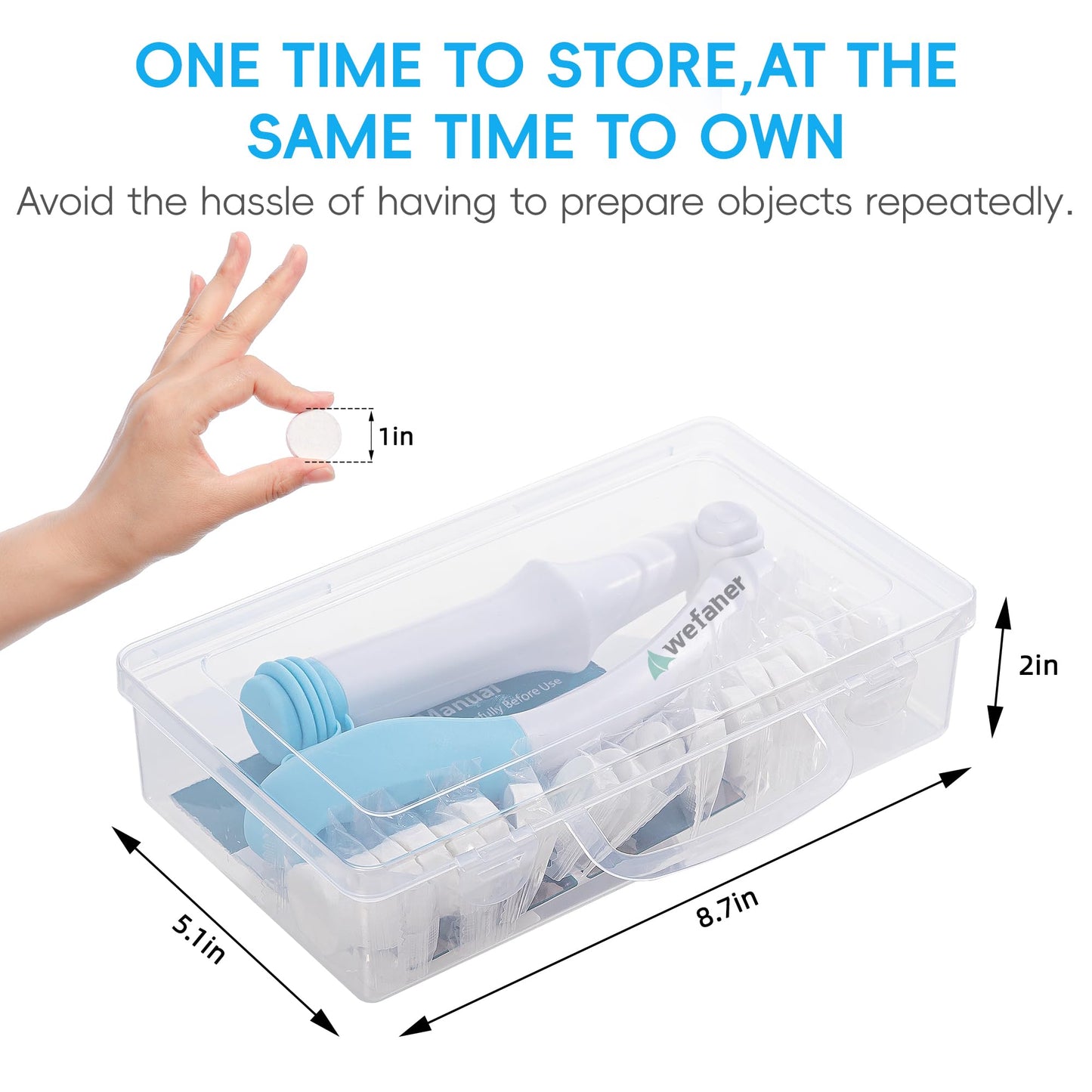 Wefaner folding wiping toilet aid tool and 20PCS Compressed Washcloth Towels,Combination set,Self Help Wipe Butt for Overweight People，Limited Mobility,Elderly, Pregnancy.